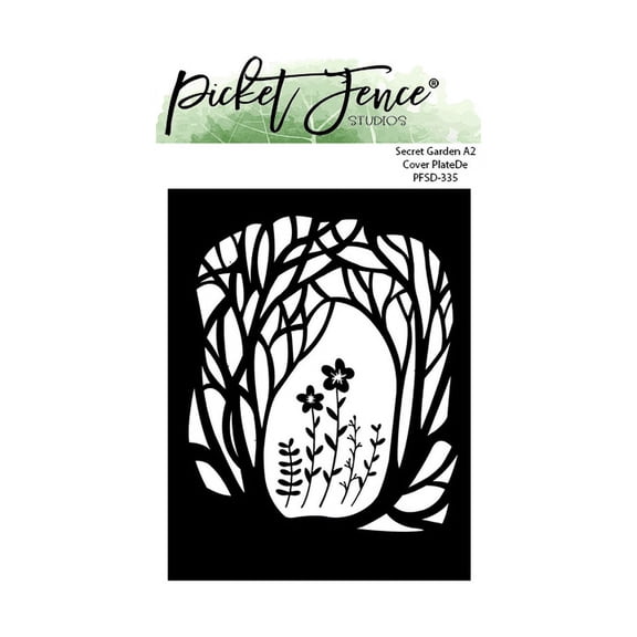 Secret Garden A2 Cover Plate Die