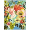 thumbnail image 1 of Secret Garden Floral III Washable Art Area Rug size 8'x10', Power-loomed, Heavenly Softness with Non-Slipping Backing, 1 of 7