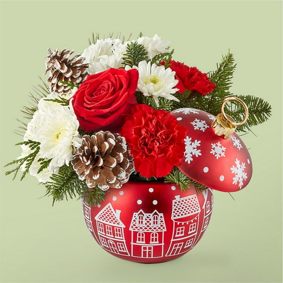 Secret Garden Flower Shop Christmas Village Ornament - Premium