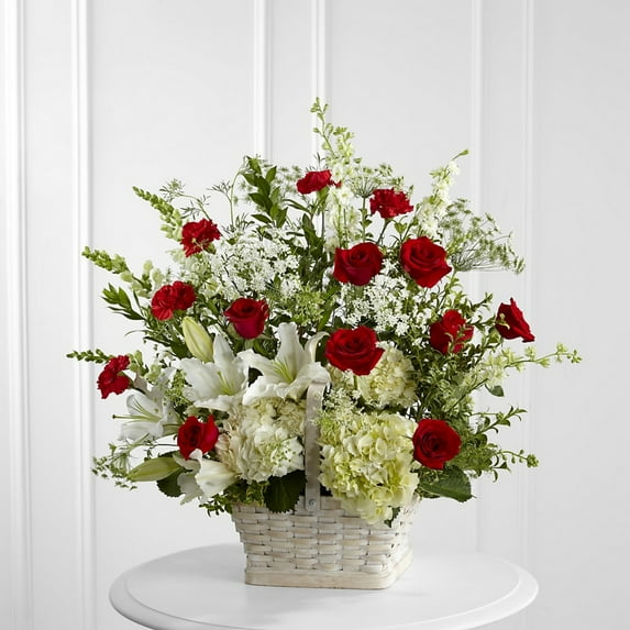 Secret Garden Flower Shop In Loving Memory Arrangement - Premium