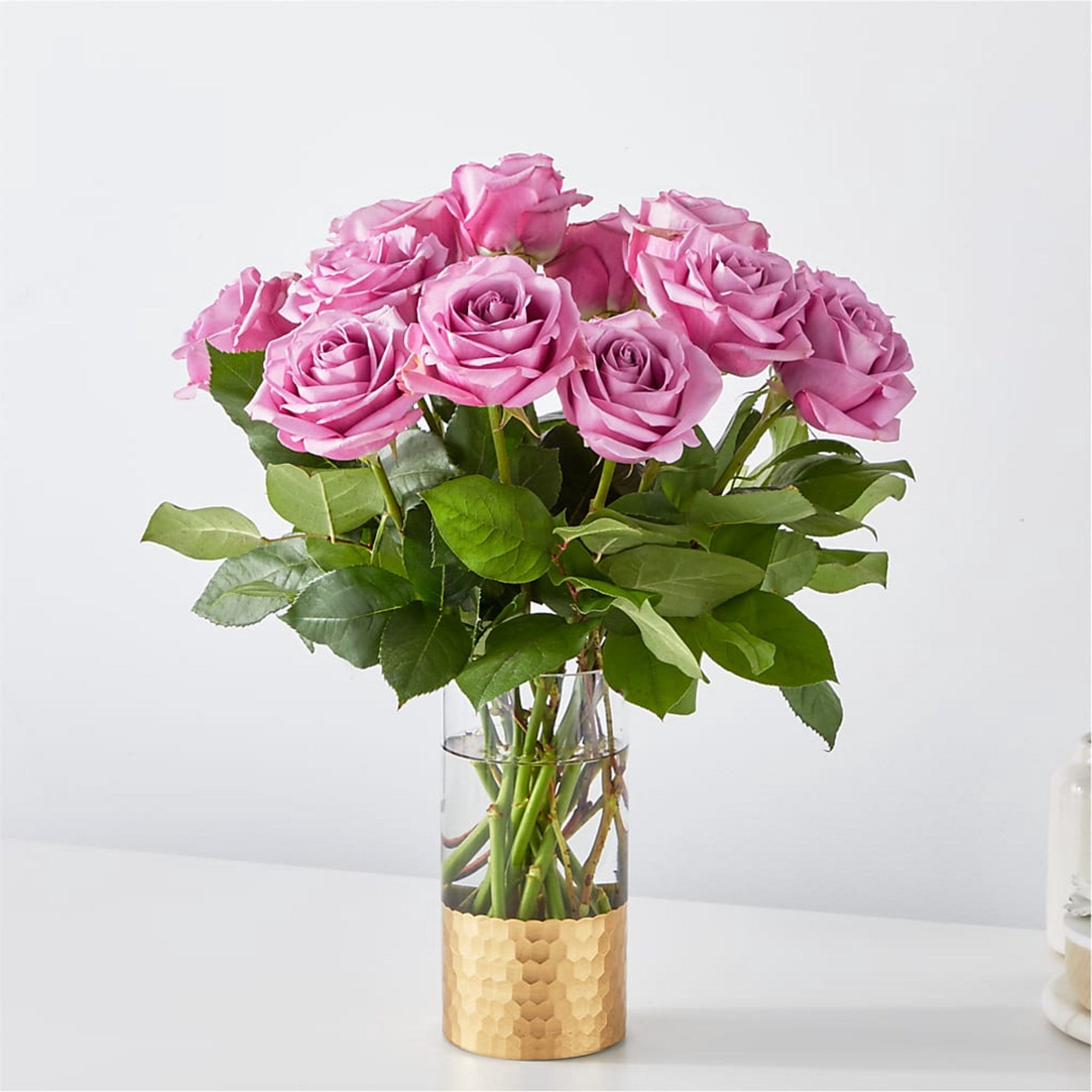 Secret Garden Flower Shop Secret Admirer Lavender Rose Bouquet - Deluxe ...