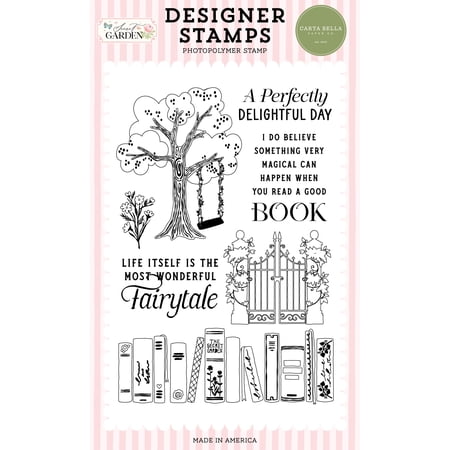 Secret Garden: Enchanted Library Stamp Set