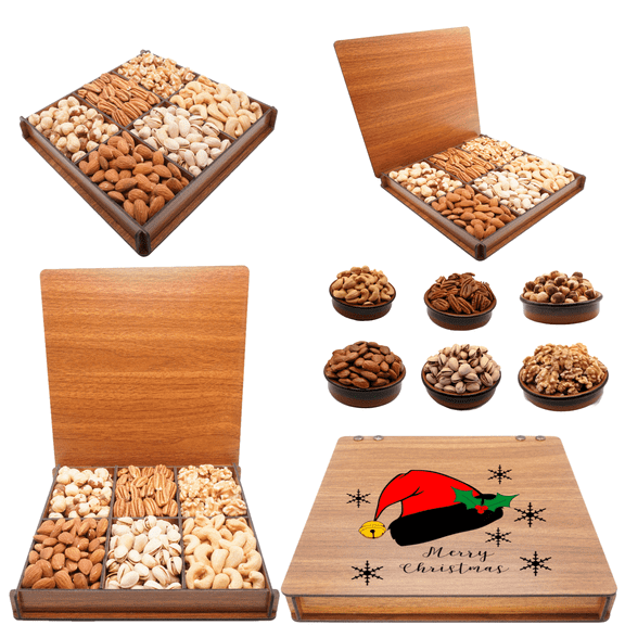 Secret Garden's, Christmas Nuts Gift Basket, Holiday Presents, Mixed Nuts, Box Ideas For Business