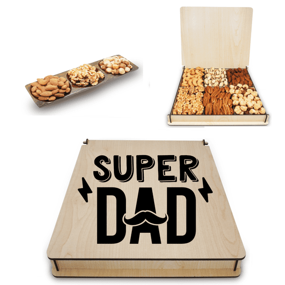 Secret Garden's, Gift Basket for Dad, Fathers Presents, Birthday, Gourmet Fresh Assortment Tray