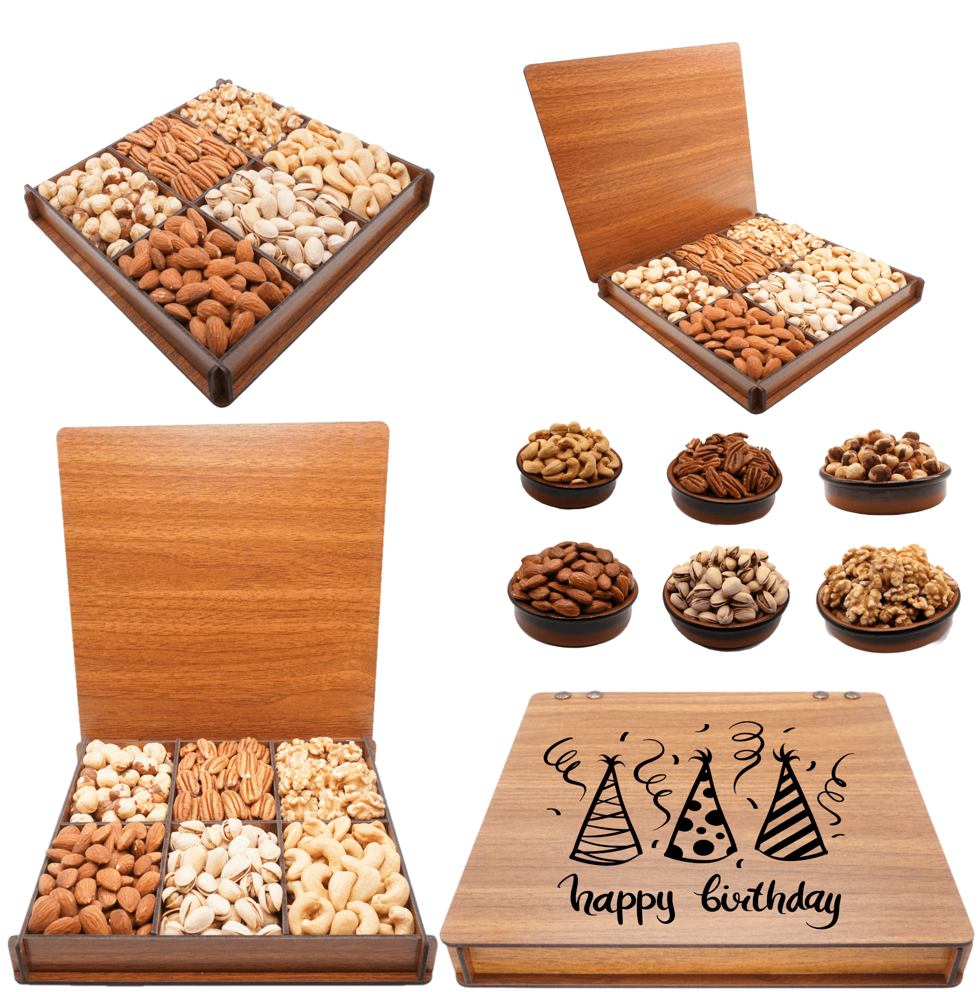 Secret Garden's, Holiday, Healthy Box for Mothers, Snack Boxes, Birthday Nut Gift Baskets