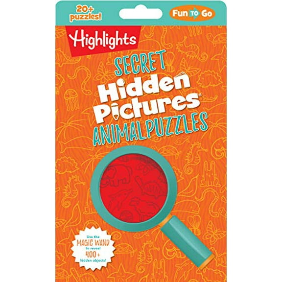 Pre-Owned Secret Hidden Pictures® Animal Puzzles (Highlights Fun to Go)