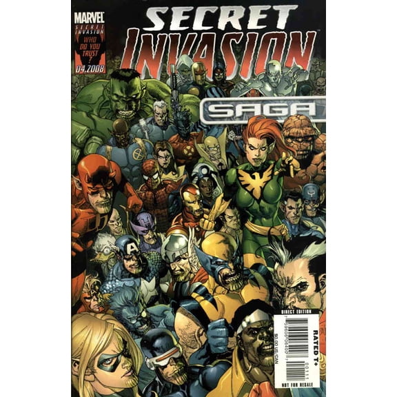 Secret Invasion Saga #1 VF ; Marvel Comic Book