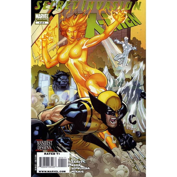 Secret Invasion: X-Men #4 VF ; Marvel Comic Book