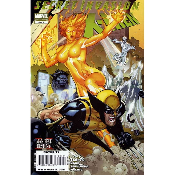 Secret Invasion: X-Men #4 VF ; Marvel Comic Book