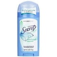 thumbnail image 1 of Secret Invisible Solid Antiperspirant Deodorant, Unscented - 2.6 oz (Pack of 6), 1 of 4