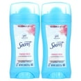 Secret Invisible Solid Women's Antiperspirant and Deodorant, Powder Fresh, Twin Pack, 2.6 oz