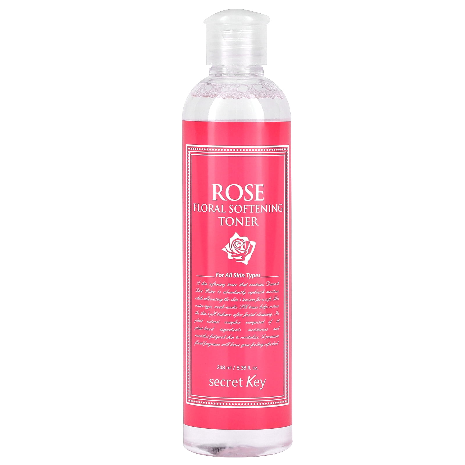 Secret Key Floral Softening Toner, Rose, 8.38 fl oz (248 ml) - Walmart.com