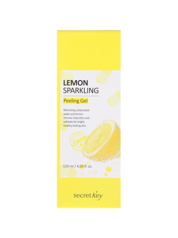 Secret Key Lemon Sparkling Peeling Gel, 4.05 fl oz (120 ml)