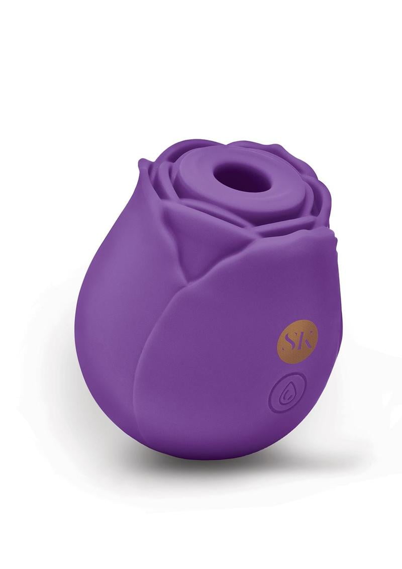 Secret Kisses Rosegasm Air Rechargeable Silicone Clitoral Vibrator, Purple