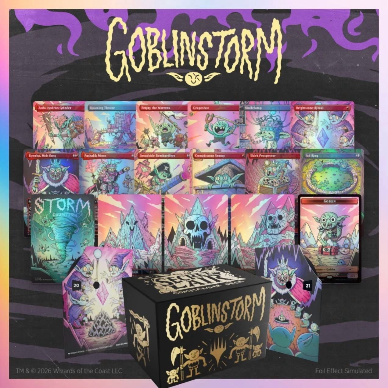 Wizards of the Coast, Secret Lair Commander Deck, Goblin Storm ...