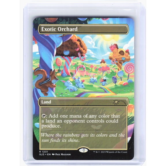 Magic: The Gathering Trading Card Secret Lair Drop Series Exotic Orchard Rare Nonfoil #1231
