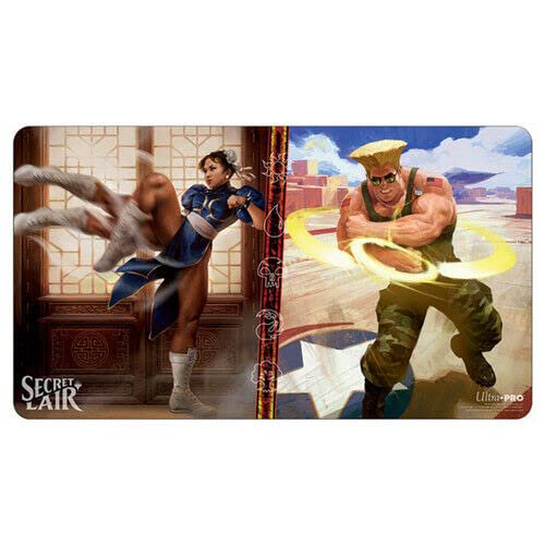 Ultra Pro Secret Lair Chun-li and Giule Printed Art Card Game Playmat ...
