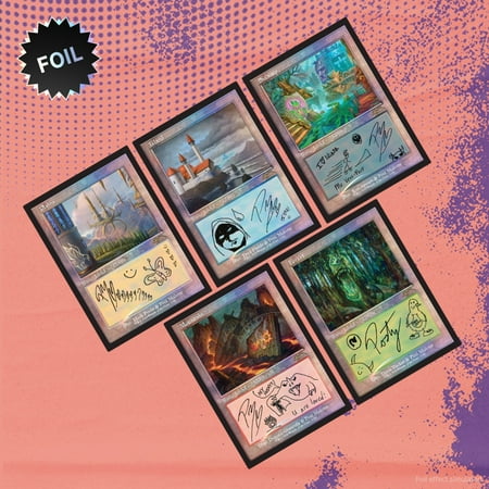 Magic: The Gathering TCG - Secret Lair x Post Malone: The Lands - Foil [Card Game, 2 Players]