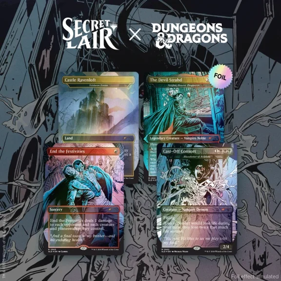 Secret Lair x Dungeons & Dragons: Strahd's Descent Foil Edition
