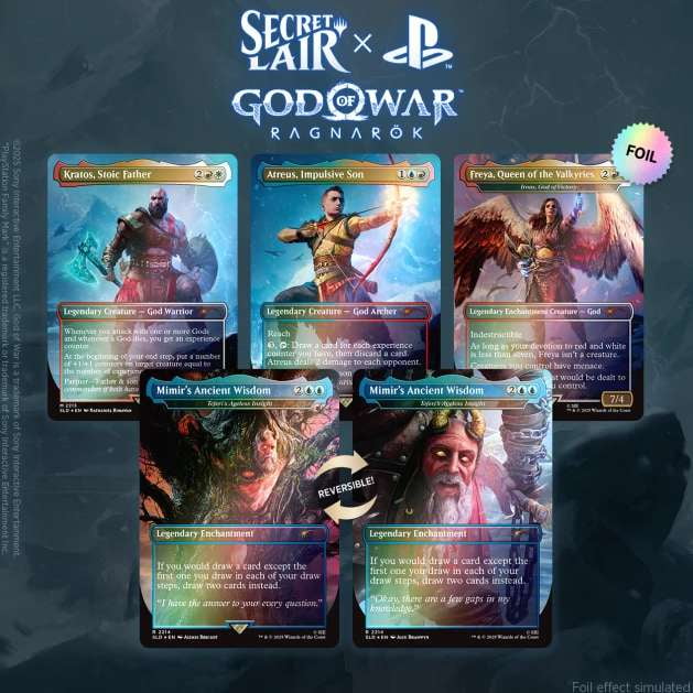 Magic the Gathering Secret Lair x God of War: Norse (Foil)