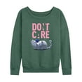thumbnail image 1 of The Secret Life of Pets - Don't Care - Women's Lightweight French Terry Long Sleeve Shirt, 1 of 5
