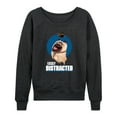 thumbnail image 1 of The Secret Life of Pets - Easily Distracted - Women's Lightweight French Terry Long Sleeve Shirt, 1 of 5