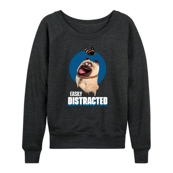The Secret Life of Pets - Easily Distracted - Women's Lightweight French Terry Long Sleeve Shirt