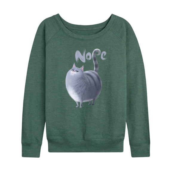 The Secret Life of Pets - Nope - Women's Lightweight French Terry Long Sleeve Shirt
