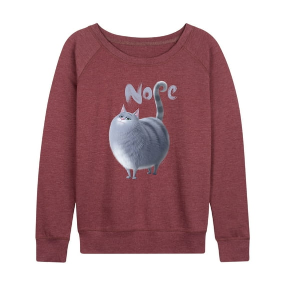 The Secret Life of Pets - Nope - Women's Lightweight French Terry Long Sleeve Shirt