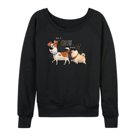 The Secret Life of Pets - Do I Know You - Women's Lightweight French Terry Long Sleeve Shirt