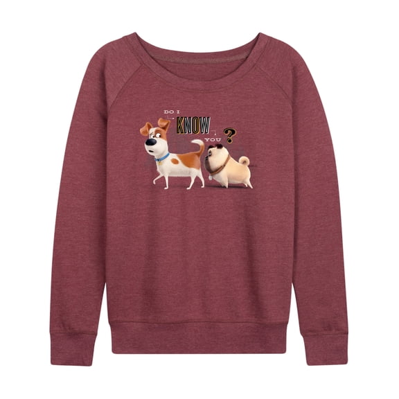 The Secret Life of Pets - Do I Know You - Women's Lightweight French Terry Long Sleeve Shirt