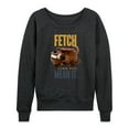 thumbnail image 1 of The Secret Life of Pets - Fetch Like You Mean It - Women's Lightweight French Terry Long Sleeve Shirt, 1 of 5