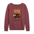 thumbnail image 1 of The Secret Life of Pets - Fetch Like You Mean It - Women's Lightweight French Terry Long Sleeve Shirt, 1 of 5