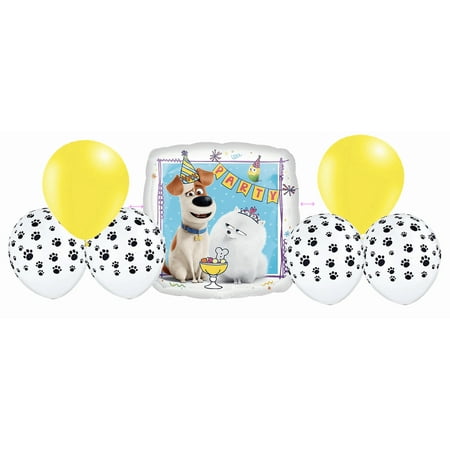 🎉 Secret Life of Pets Balloon Party Pack – 7 Piece Set