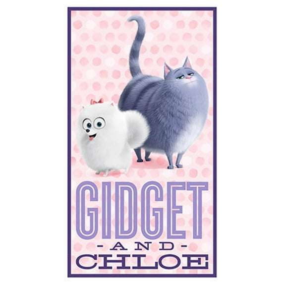Secret Life of Pets Chloe and Gidget 24" Panel
