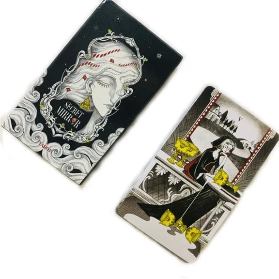 Secret Mirror Tarot cards 80 deck 10x6.3cm Divination Deck English Vision Edition Tarot Board Playing Game For Party