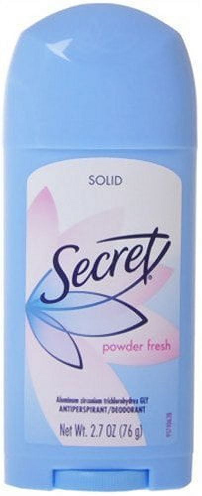 Secret Original Anti-Perspirant/Deodorant, Solid, Powder Fresh, 2.7 ...