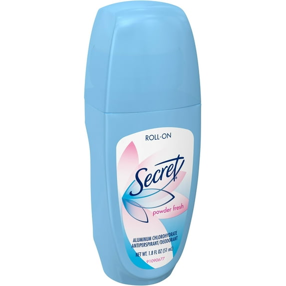 Secret Original Roll-On Antiperspirant Deodorant, 1.8 oz (Pack of 6)