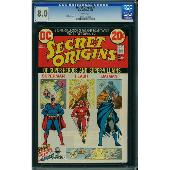 Secret Origins #1 - CGC 8 Comic Book
