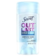 Secret Outlast Clear Gel Antiperspirant Deodorant for Women, Completely Clean, 2.6 oz