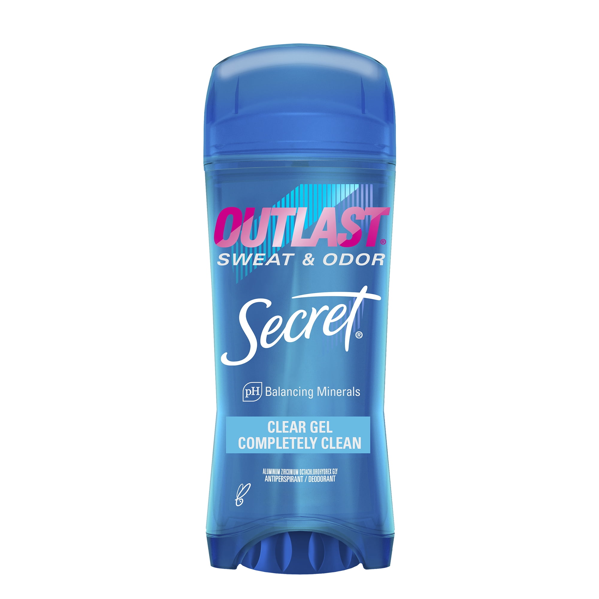 Secret Outlast Clear Gel Antiperspirant Deodorant for Women, Completely Clean, 3.4 oz