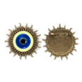 thumbnail image 1 of Secret Profound Pupil Eyes Metall Sonne Brosche Haken Pin, 1 of 3