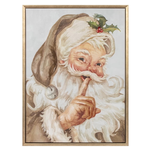 My Texas House Secret Santa Framed Holiday Wall Art 30x40