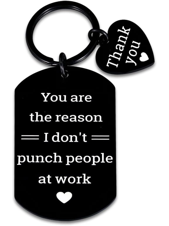 Secret Santa Gifts for Coworker Christmas Gifts for Work Bestie Funny Coworker Keychain for Birthday Retirement Farewell Gift for Colleagues Appreciation Gift for Leader Stocking Stuffers for Friends