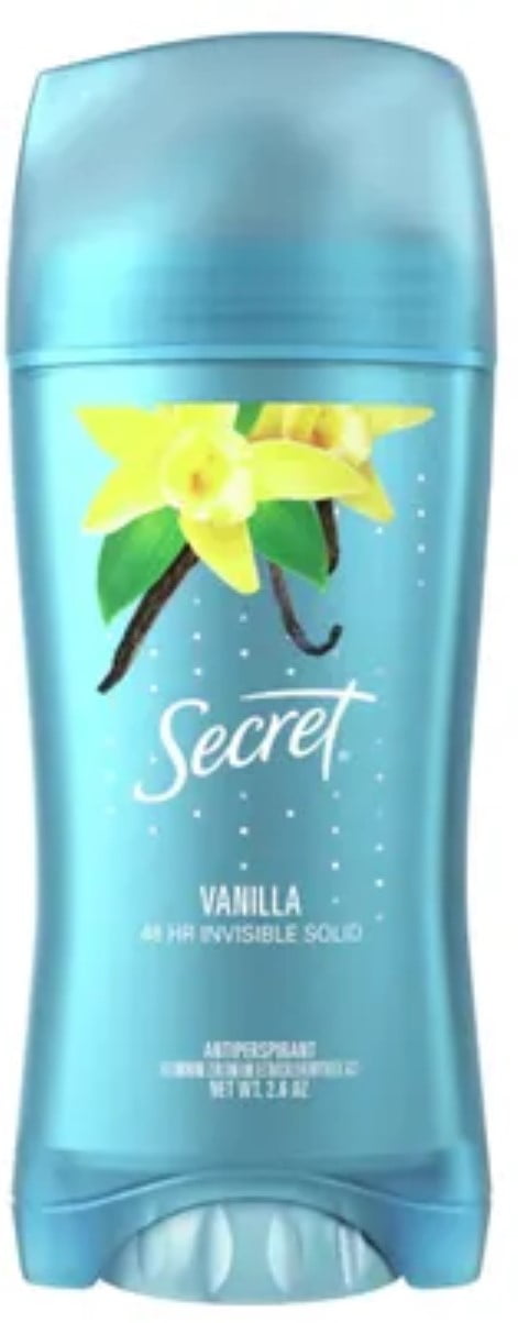 Secret Scent Expressions Anti-Perspirant Deodorant Invisible Solid, Va Va Vanilla 2.60 oz (Pack of 4)
