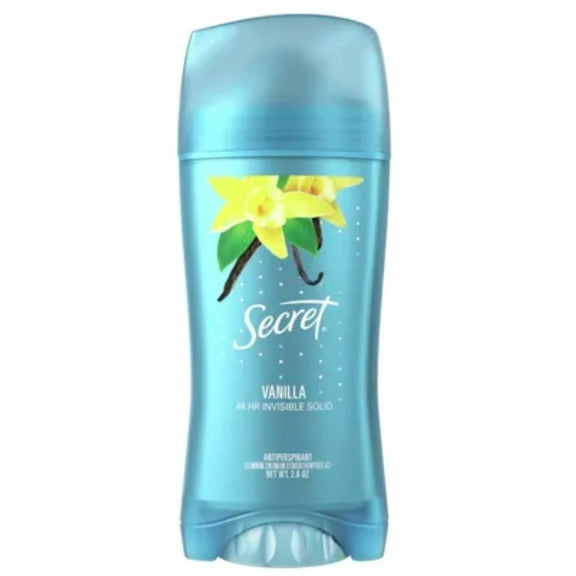 Secret Scent Expressions Anti-Perspirant Deodorant Invisible Solid, Va Va Vanilla 2.60 oz (Pack of 4)