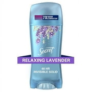 Secret Scent Expressions Invisible Solid 48-Hour Anti-Perspirant and Deodorant, Ooh-La-La Lavender Scent - 2.6 Oz Ea