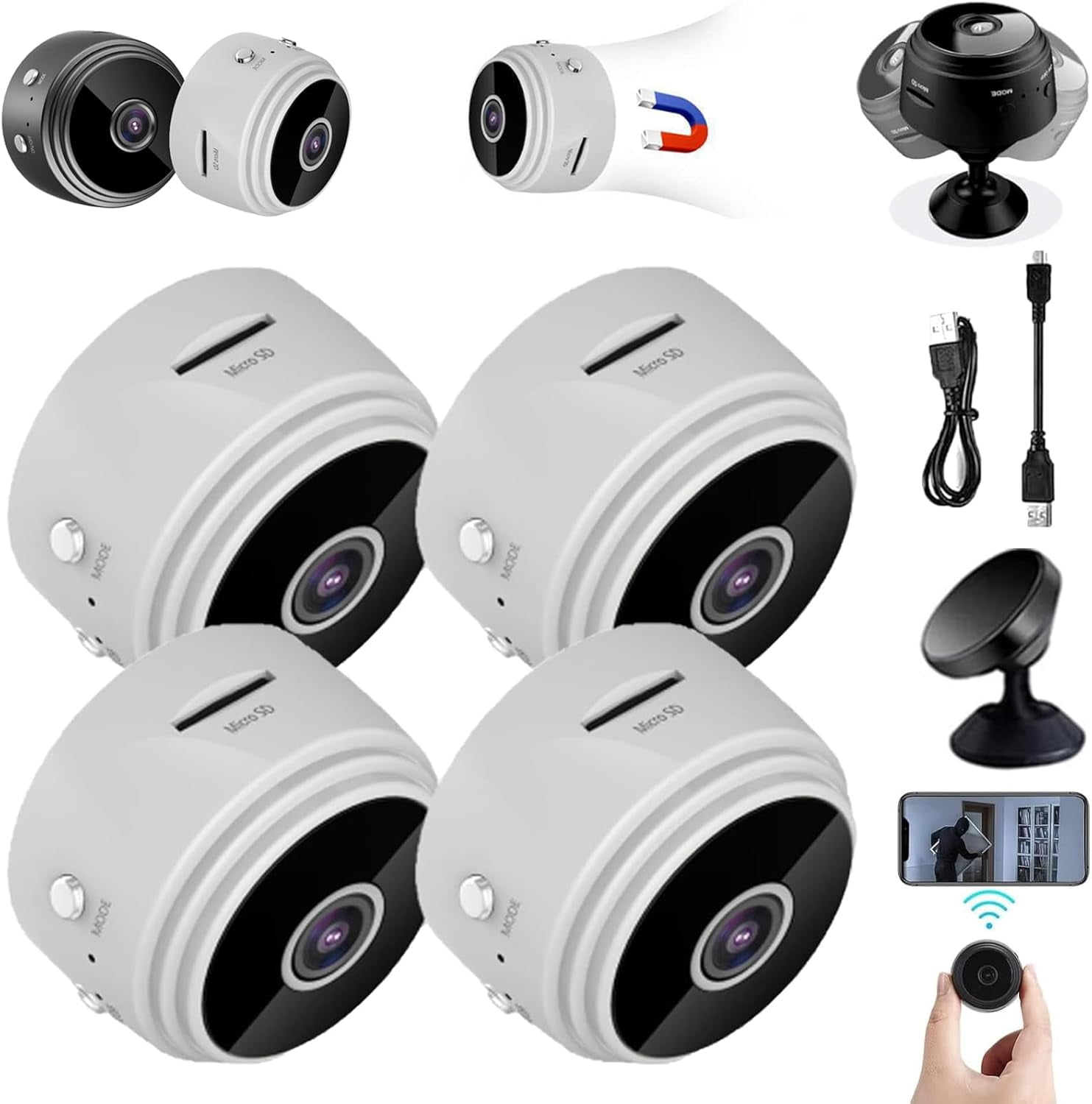 Secret Scope Camera, Secret Scope Mini Security Camera, Magnetic WiFi ...