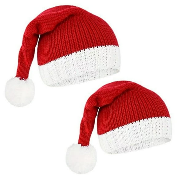 Secret Scope Christmas Knit Hat - Unisex Warm Winter Hat, for Holiday Parties & Outdoor Activities (Red/Green)