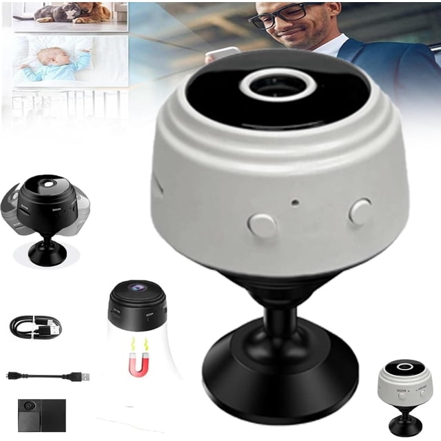 Secret Scope Magnetic Mini Security Camera, 1080p Hd Wireless Night ...